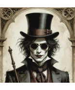 Mad Hatter Spirit Companion from Another Reality, Gothic Charm, Spirit B... - $59.99