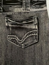 LEGGINGS  FULL LENGTH JEGGINGS ONE SIZE  STETCHY JEAN PATTERN DETAIL - $6.85