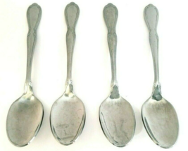 Rogers Stainless Cutlery Victorian Manor Fruit Cereal Spoons Set of 4 US... - £8.30 GBP