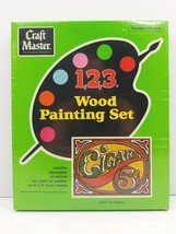 Craft Master 1972 Vintage 1 2 3 Wood Oil Paint Number Kit Cigars Love Retro NEW - £17.50 GBP