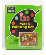 Craft Master 1972 Vintage 1 2 3 Wood Oil Paint Number Kit Cigars Love Re... - £17.05 GBP