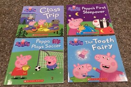 Lot of 4 ~ Peppa Pig Paperback Books ~ Scholastic - £6.84 GBP