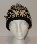 Turtle Fur Brown Nordic Snowflake Wool Tassel Knit Beanie Ski Cap Hat OSFM - €12,69 EUR