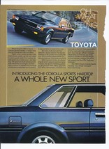 1981 Toyota Corolla Print Ad Automobile car 8.5&quot; x 11&quot; - £15.43 GBP