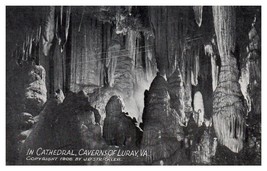In the Cathedral of Caverns of Luray Virginia RPPC Postcard - £5.38 GBP