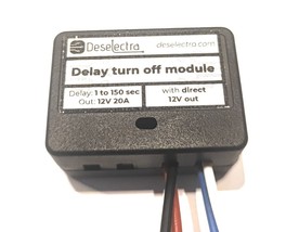 Easy To Use Car Timer Switch Relay 1-150 Sec Delay Off 12V 20A Direct 12V Out - £9.03 GBP