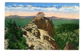 Sleeping Beauty Lookout Station Columbia National Forest Postcard  Washington  - $8.91