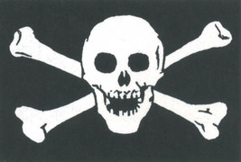 3X5 Crossbones and Skull Cross Bones Pirate Flag 3&#39;x5&#39; Banner USA SELLER 100D - £15.66 GBP