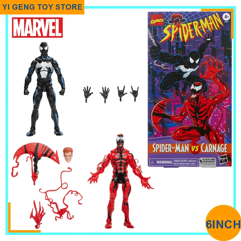 Original Marvel Legends Spider-Man Vs Carnage Action Figure Black Spider Man - £37.98 GBP+