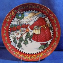Danbury Mint Mary Engelbreit The Christmas Garden Collector Plate - Euc - £39.27 GBP