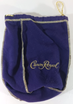 CROWN ROYAL BAG 750 ml PURPLE Shooter Medium Size 9&quot; Quilt Craft Collect - £6.65 GBP