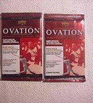 2 new baseball PACK 1999 UPPER DECK OVATION - Mickey MANTLE piece of his... - £8.47 GBP