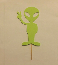 Lot of 12 Alien Cupcake Toppers!  - £3.15 GBP