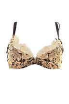 AGENT PROVOCATEUR Femmes Soutien-Gorge Luxe Élégante Noire Taille UK 36D - £138.24 GBP