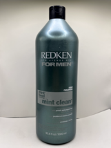 Redken For Men Mint Clean Invigorating Shampoo – 33.8 oz – 1L - £86.19 GBP