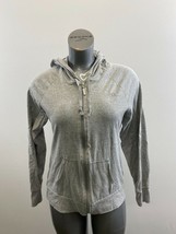 Champion Women&#39;s Full Zip Hoodie Size XL Gray Athletic Cotton Blend Long... - £10.04 GBP