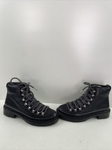 rag &amp; bone COMPASS Black Leather Lace Up Ankle Boots Women’s Size 36.5 - £140.00 GBP