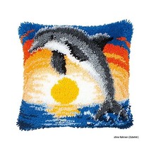 Vervaco Dolphin Latch Hook Cushion, Multi-Colour  - $92.00