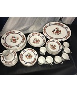 Regent Collection Crown Ming China 38 Pc Set Plates Bowls Tea Cups Platt... - £128.94 GBP