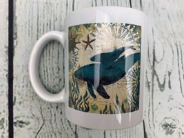 Humpback Whales Ocean Dance Ceramic Coffee Mug Novelty Gift Mugs for Coffee - £16.04 GBP
