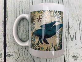 Humpback Whales Ocean Dance Ceramic Coffee Mug Novelty Gift Mugs for Coffee - £16.07 GBP