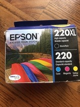 Epson T 220XL BlackBCS Cartridge Ink - exp 2018 - $39.54 CAD