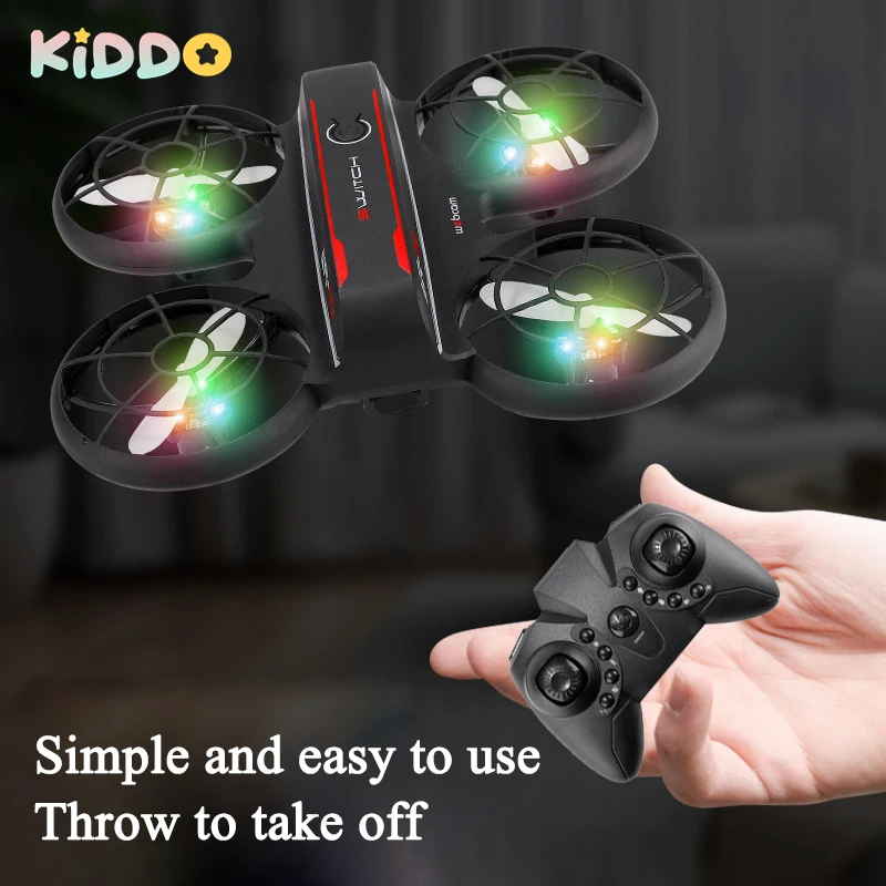 Mini RC Drone Airplane Helicopter UFO Infraed Remote Control Light Aircraft - £33.96 GBP+