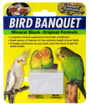 Zoo Med Bird Banquet Mineral Block Original Seed Formula 1 oz Zoo Med Bi... - £9.63 GBP