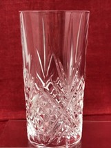 Russian Handmade Vintage Crystal Dinner Glasses Drinking 5.75&quot; Tall 12 oz - £6.19 GBP