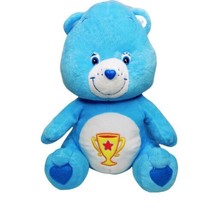 Care Bears 2004 Champ Bear Plush Stuffed Toy Blue Trophy Used 13&quot; EUC - £11.67 GBP