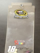 Kyle Busch #18 NASCAR Sprint Cup Champion 2015 Plastic Ticket Holder - £19.35 GBP