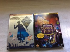 Sleeping Beauty DVD 2008 2-Disc Set Platinum Edition Sealed NEW &amp; Mary Poppins - £14.34 GBP