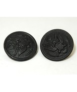 Lot of 2 Antique Brass Military Uniform Buttons, WW1 Army, LA Meyers, #J... - €12,63 EUR