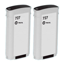 2x Compatible HP Designjet T1500 Matte Black Ink Cartridge For B3P22A 72... - £78.45 GBP