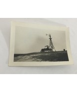 Pollyshine Print 1930 Real Picture Olson Photo Auto Windmill Art (2.5&quot; x... - $45.13