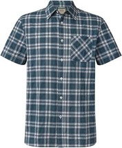 Boston Traders Mens Short Sleeve Shirt Color Harbor Mist Size XX-Large - £75.93 GBP