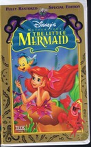 VINTAGE Disney Little Mermaid VHS Cassette Clamshell Jodi Benson Pat Carroll - £11.96 GBP