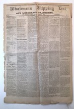 Whalemen&#39;s Shipping List, and Merchants&#39; Transcript March 1883 New Bedfo... - £70.28 GBP