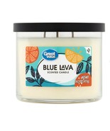 NEW Great Value Scented Candle, 3 Wick, Blue Lava, 14 oz, glass jar with... - $15.64 CAD