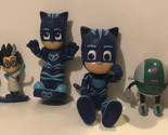 PJ Masks Toy Action Figures Figurines Lot of 8 blue &amp; red - £11.79 GBP