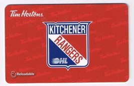 Tim Horton&#39;s 2015 Gift Card OHL Kitchener Rangers No Value - £1.54 GBP