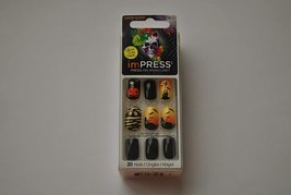 Kiss Impress Press-on Manicure One-Step Gel Nails - Devilish (Pack of 1) - £15.78 GBP