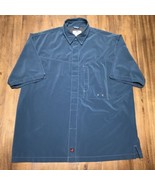 Woolrich Hydro Vented Sz. Large Teal Blue Hydro Men&#39;s SS Shirt Outdoor F... - $27.14 CAD