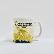 Starbucks Cozumel Mexico Turtle Global Icon Collector City Series Mug 16 MIC - $76.23