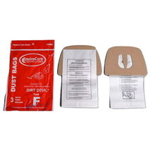 3 Dirt Devil Part 124SW Canister / Paper Bags, F, 3PK, Can Vac by Enviro... - $8.93