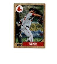2017 Topps David Price 1987 Topps Silver Pack Chrome #87-DP - Boston Red Sox - £1.56 GBP