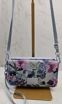Vera Bradley Fresh Cut Bouquet Reactive RFID Wristlet Crossbody  - $19.99