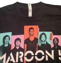 Maroon 5 North America Tour 2013 Black Graphic Band T-Shirt Size S New image 3