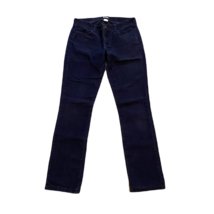 J.Crew Matchstick Corduroy Pants ~ Sz 28R ~ Blue ~ Low Rise ~ 32&quot; Inseam  - £18.39 GBP