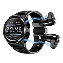F6 2in1 Smart Watch+TWS Headsets 1.28&quot;IPS Bluetooth, Silicone Strap, And... - £85.63 GBP